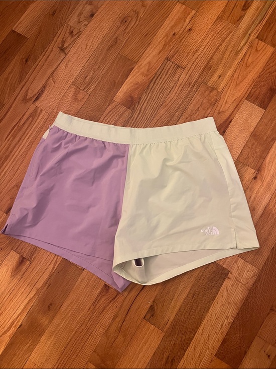 The North Face Pants - The North Face Lavender and Cream Women's Athletic Shorts